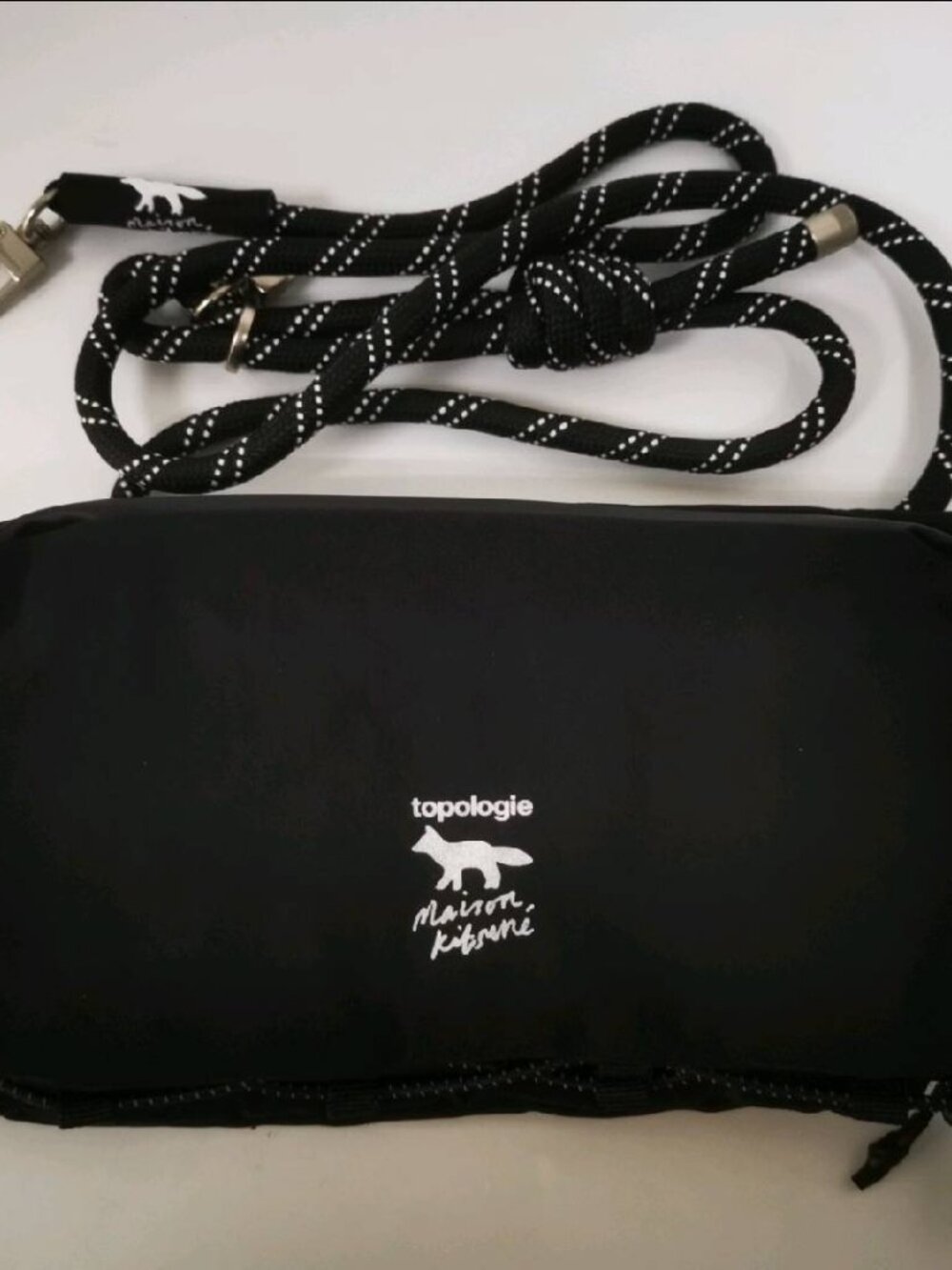 Pre-owned Topologie Sports Crossbody Bag Black Outdoor Phone Shoulder Bag